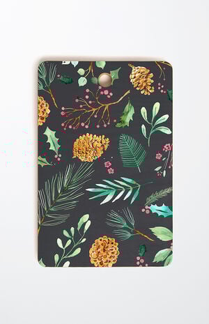 Green Pinecone Rectangle Cutting Board image number 1