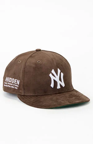 x New Era Brown NY Yankees Fitted Hat image number 1