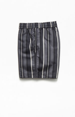 Neutrals Striped 15" Swim Trunks Neutrals Striped 15" Swim Trunks image number null