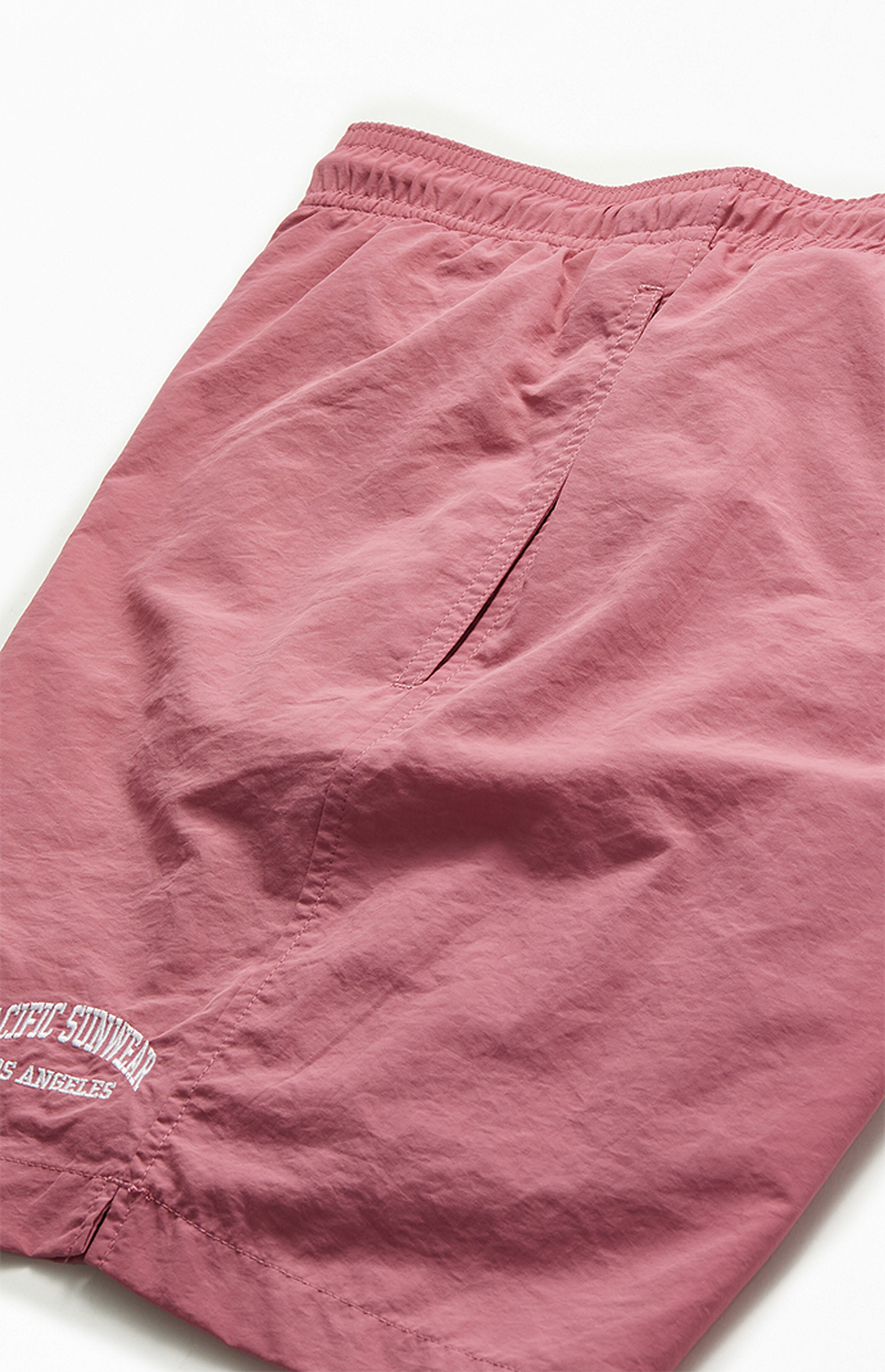 pacsun pink swim trunks