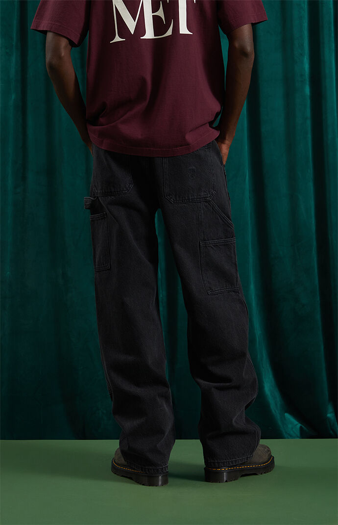 The Met x Pacsun Black Baggy Carpenter Jeans