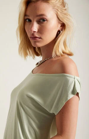 Lexi Short Sleeve Off-The-Shoulder Mini Dress image number 5