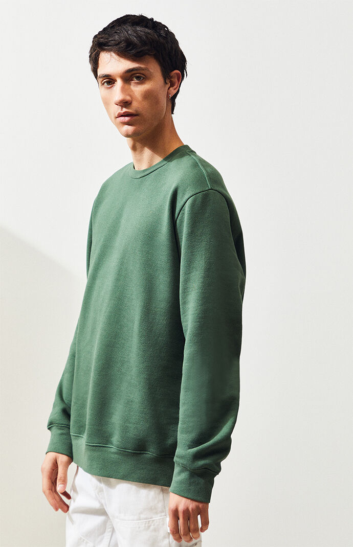 oversized crew neck sweatshirt
