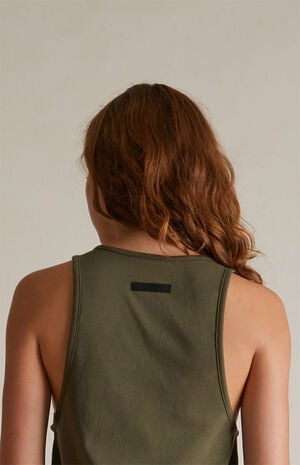 Women's Military Tri-Blend Tank Top image number 5