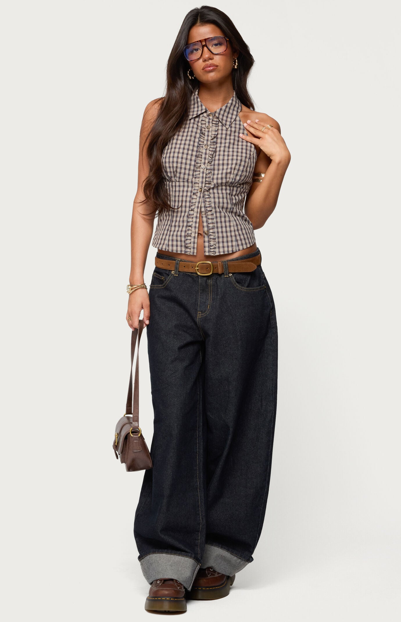 Edikted Kella Extra Oversized Low Rise Jeans | Pacsun