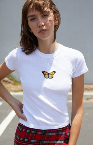 PacSun, Tops, John Galt Butterfly T Shirt One Size