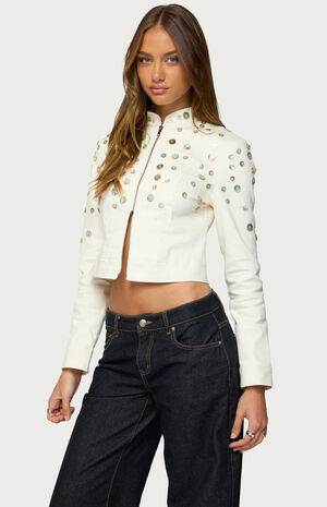 Elira Iridescent Fitted Jacket image number 2