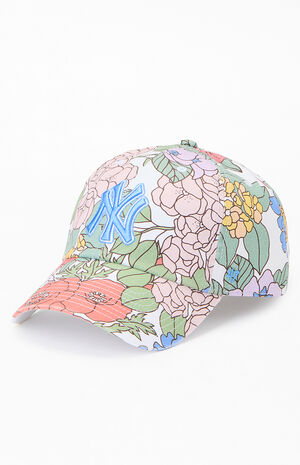 Floral NY Yankees Dad Hat image number 4