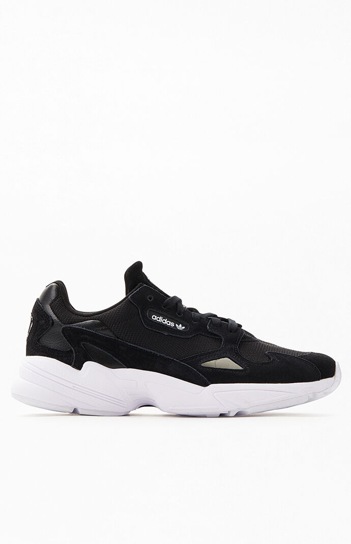 adidas falcon white and black