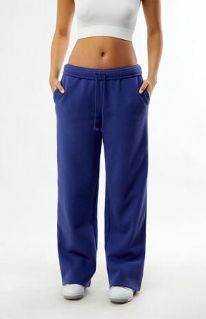 Chainstitch Floral Baggy Sweatpants image number 2