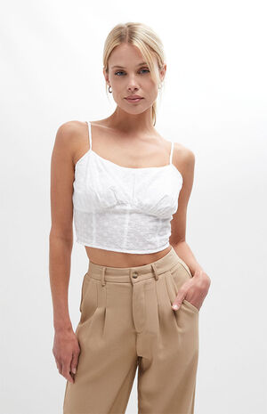 Embroidered Corset Top image number 1