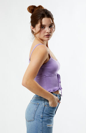 Thea Shine Sweater Tank Top image number 2