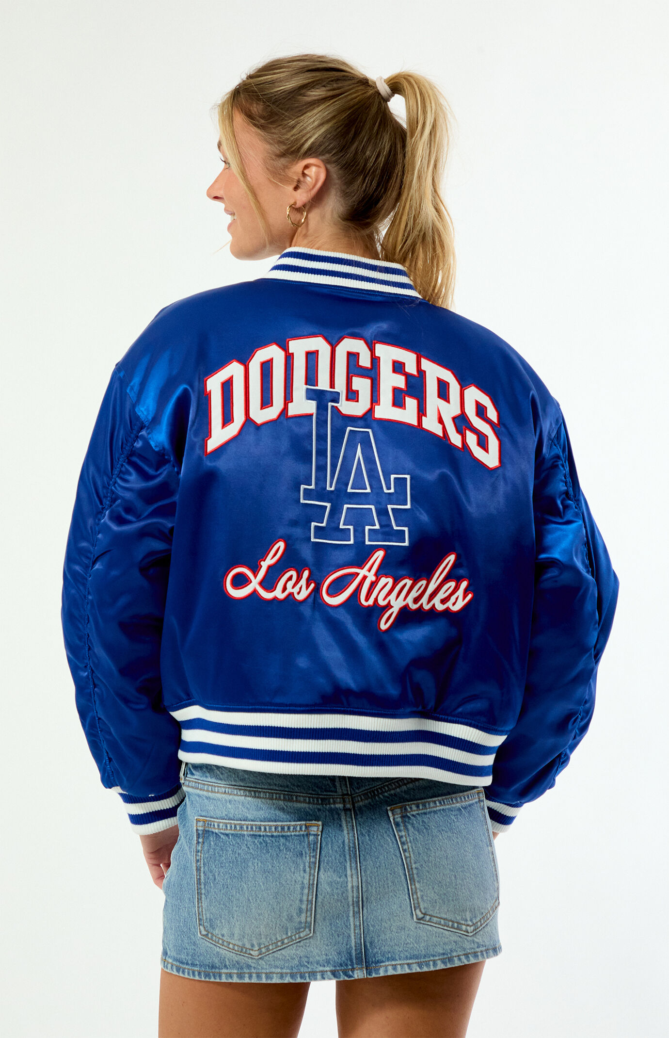 WILD COLLECTIVE x MLB LA Dodgers Bomber Jacket