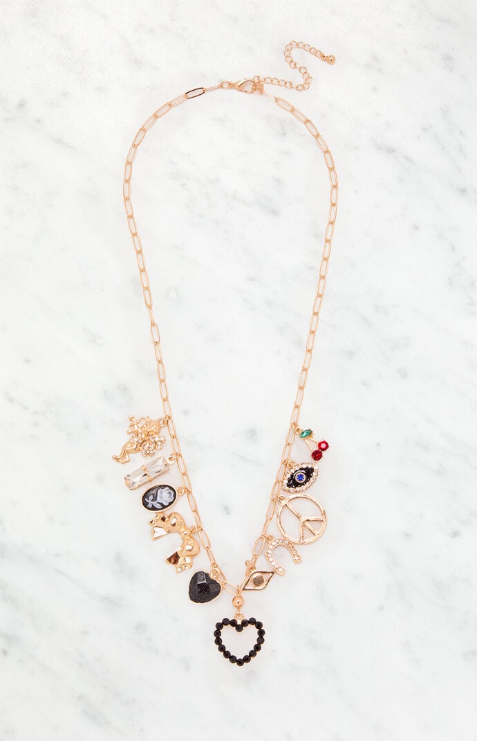LA Hearts Ella Charm Necklace