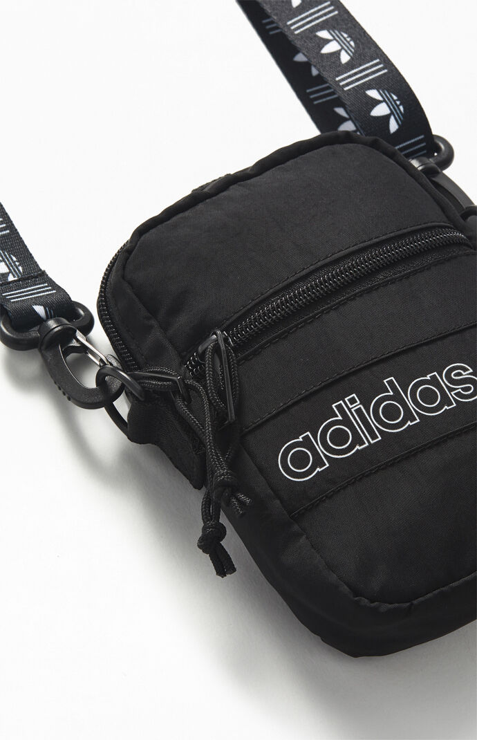 adidas Black White Festival Crossbody Bag PacSun