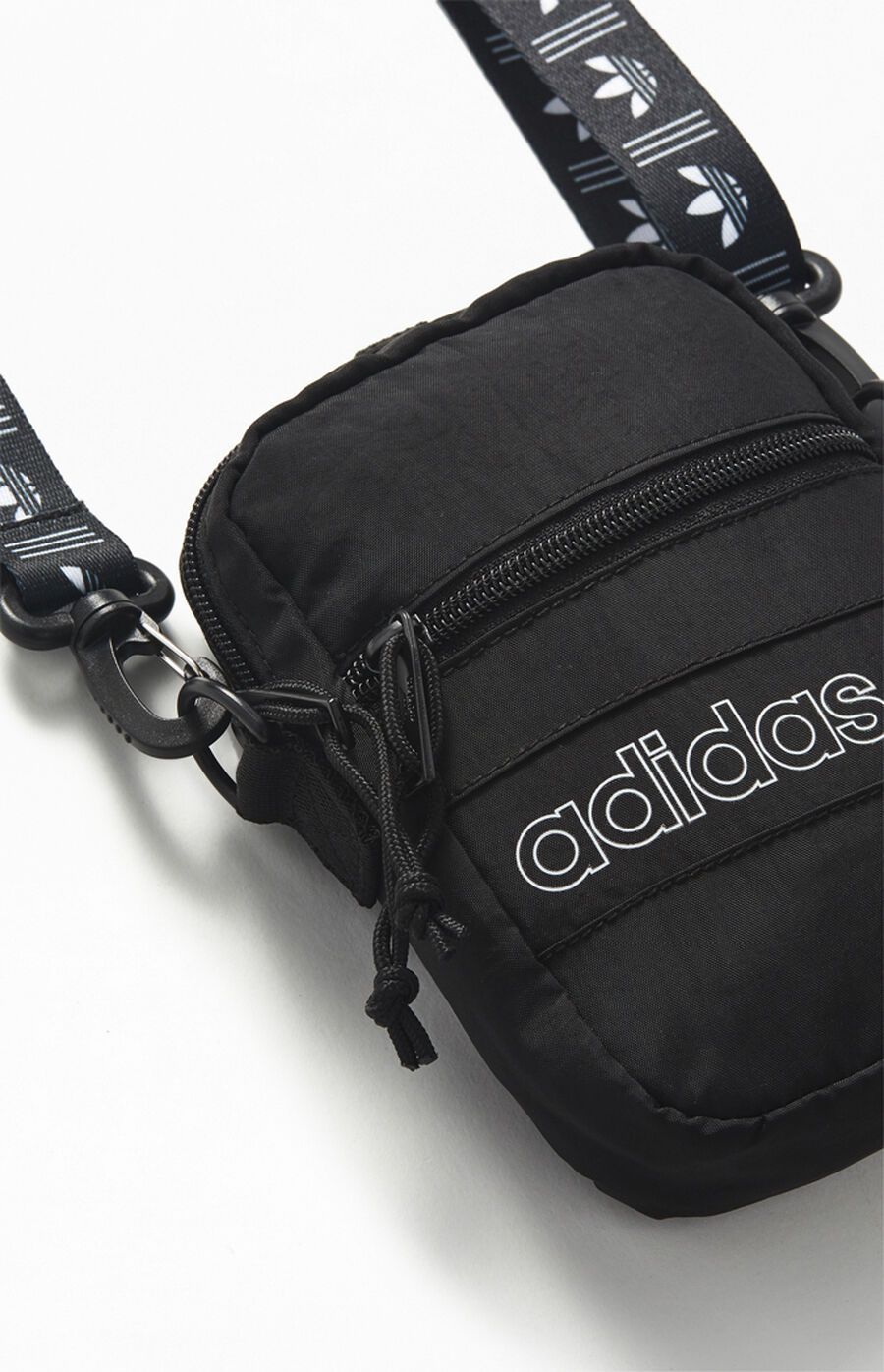 adidas Black & White Festival Crossbody Bag PacSun