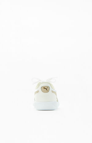 Women's White Palermo Leather Sneakers image number 3