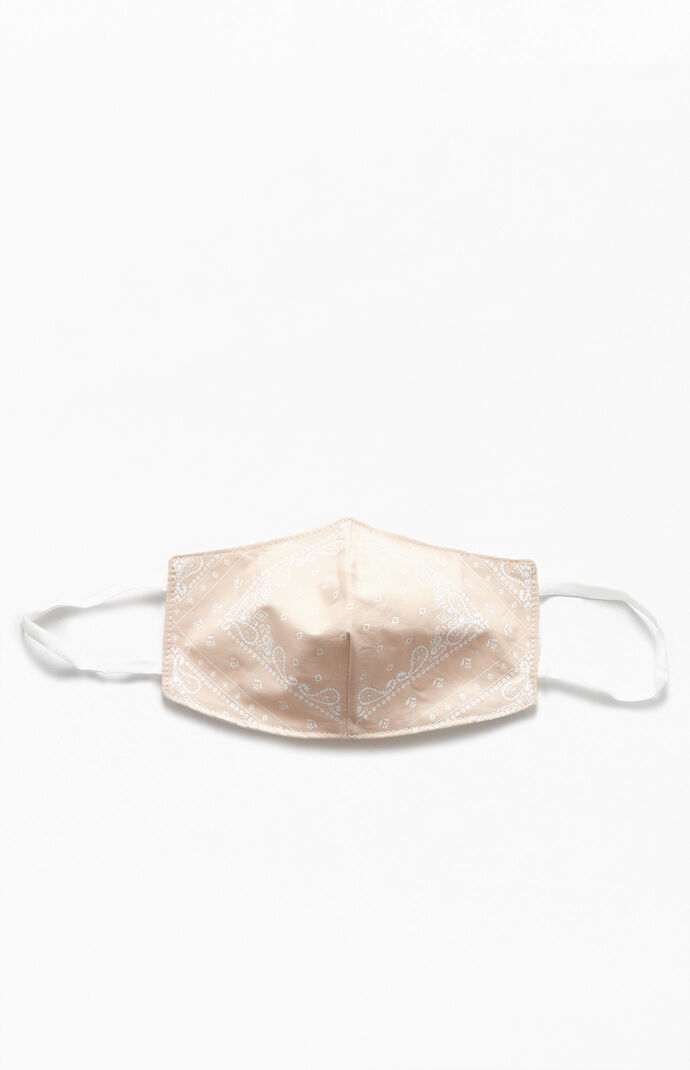 Pink Bandana Face Mask