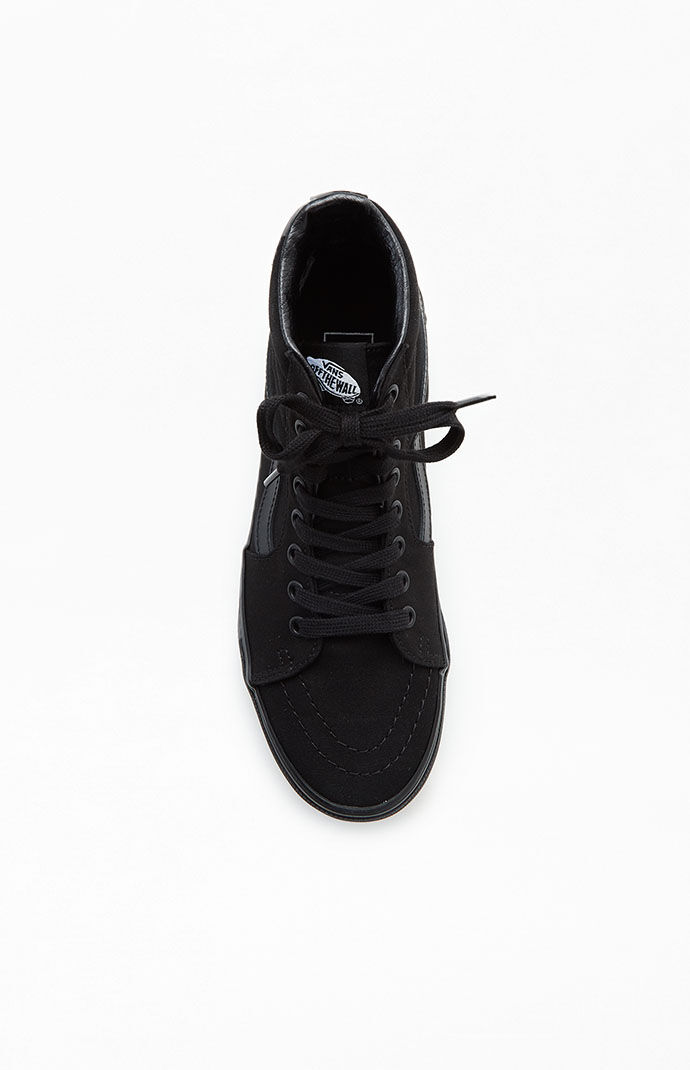 vans canvas shoes black