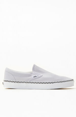 Checker Stripe Classic Slip-On Sneakers image number 2