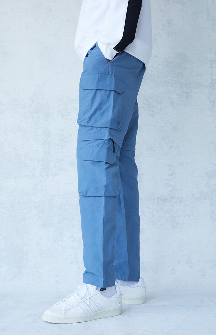 pacsun blue cargo joggers