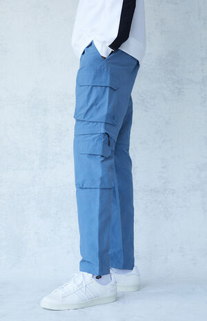 Kingston Blue Nylon Cargo Pants image number 1