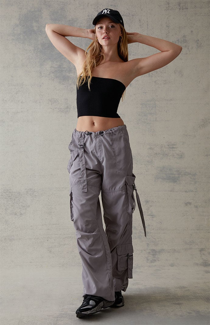 LA Hearts Nylon Cargo Pants