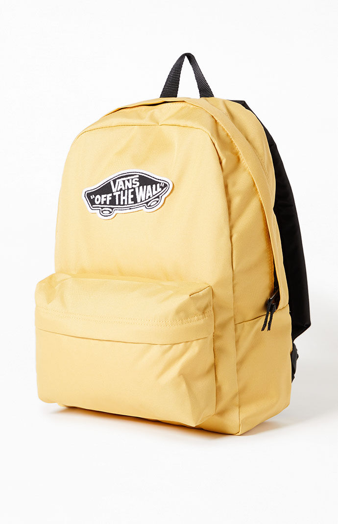 Yellow vans backpack store