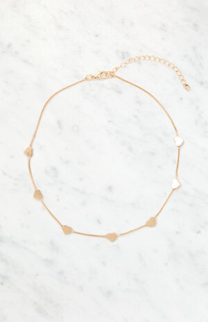 Heart Choker Necklace image number 3