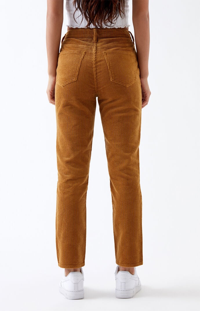 PacSun Tan Corduroy Mom Pants PacSun