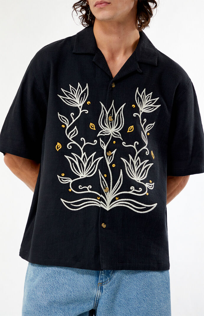 Playboy Warp Logo Button Up Shirt | PacSun