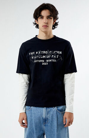 x PacSun Layered Long Sleeve T-Shirt image number 1