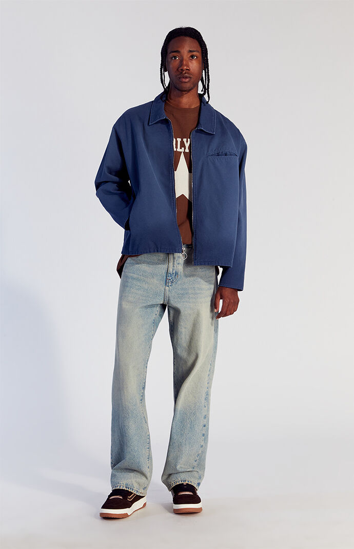Pacsun Dylan Baggy Jeans Light Indigo Tinted
