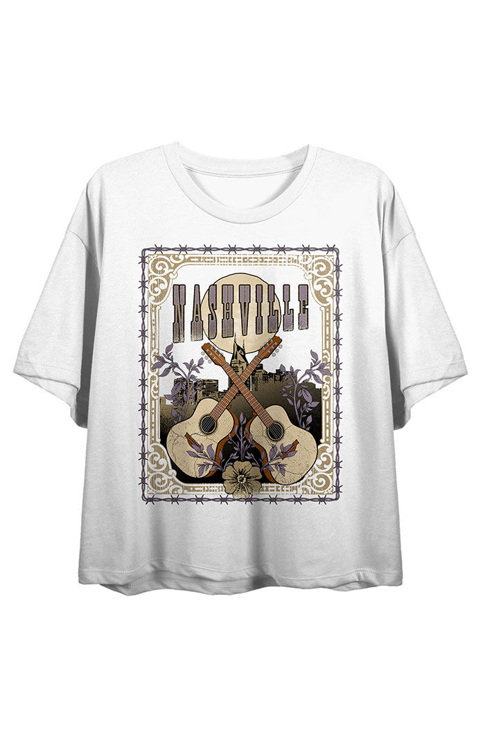PacSun Vintage Country Nashville Cropped T-Shirt