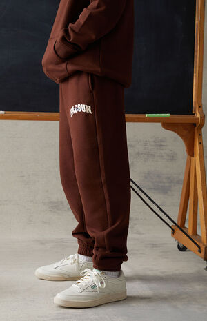 Brown Jogger Sweatpants image number 4