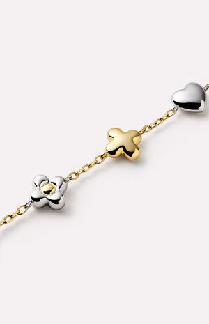 Azura Gold Charm Bracelet image number 6