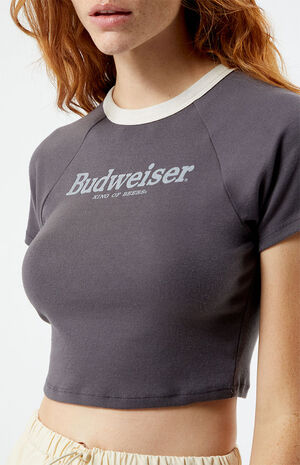 By PacSun King Of Beers Cropped T-Shirt image number 3