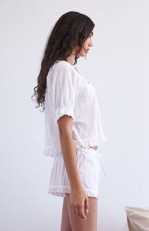 Ruffle Pajama Shorts image number 3