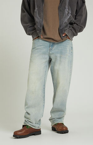 Dylan Baggy Jeans Light Blue Tinted image number 2