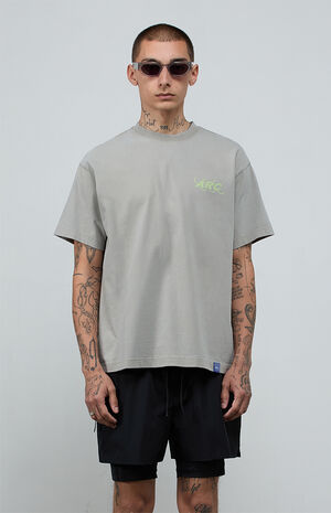 Systems Gray Vintage Wash Heavyweight T-Shirt image number 2