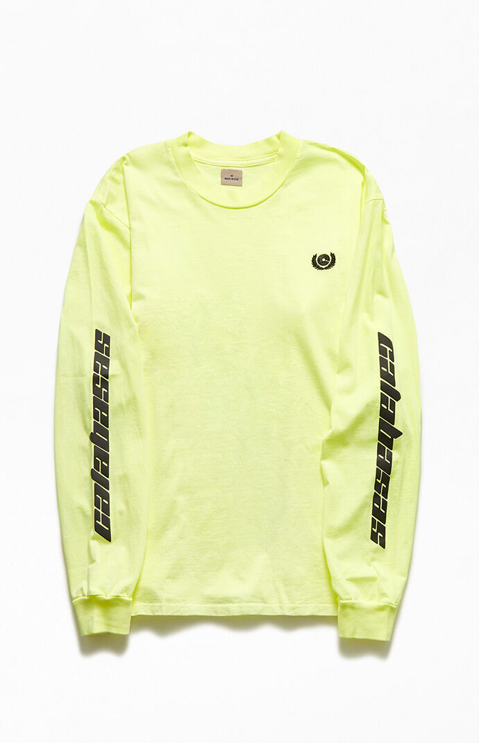 Adidas yeezy calabasas long cheap sleeves tee frozen yellow