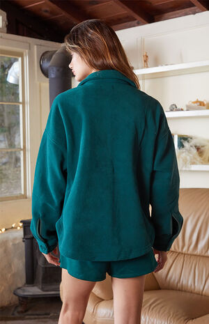 By PacSun Cozy Polar Fleece Shacket image number 4