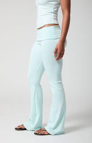 PAC DRIFT Active Fold-Over Waistband Flare Yoga Pants image number 3
