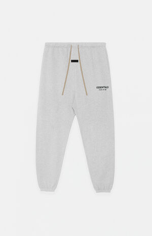 Kids Light Heather Grey Fleece Sweatpants image number 1