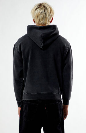 Black Washed Gym Hoodie image number 4