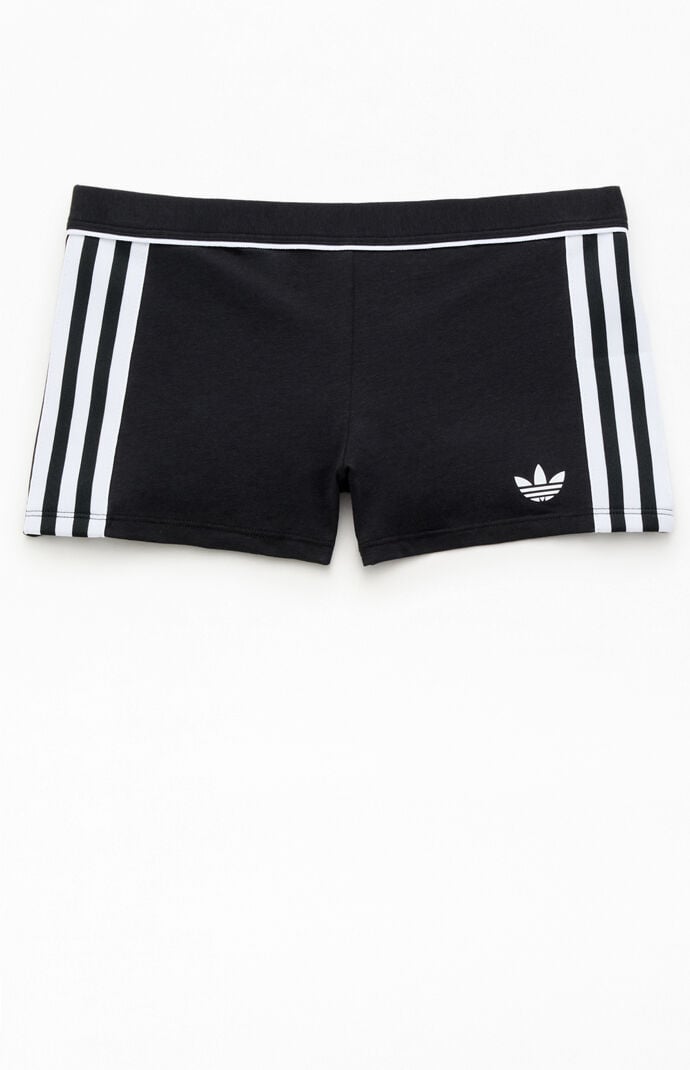 adidas Active Heather Grey 3-Stripes Biker Shorts