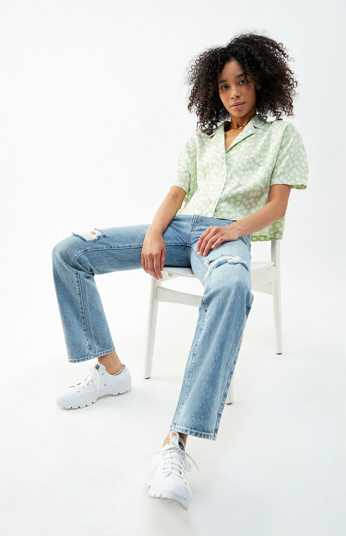 Oversized Boyfriend Button Shirt