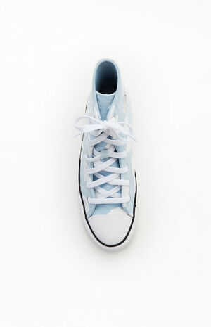 Kids Blue All Star High Top Shoes image number 5