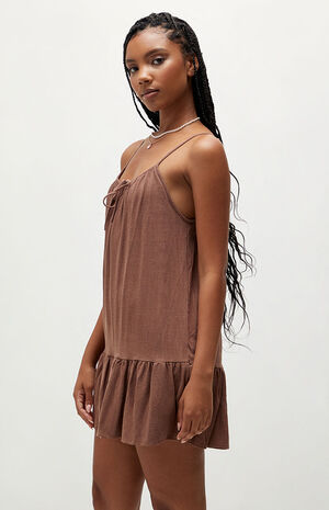 LA Hearts Keyhole Drop Waist Dress | Pacsun