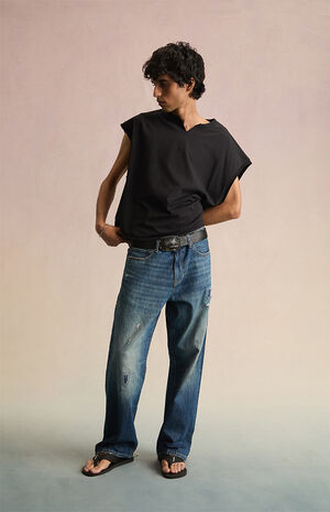 Tokyo Ripped Baggy Jeans image number 4